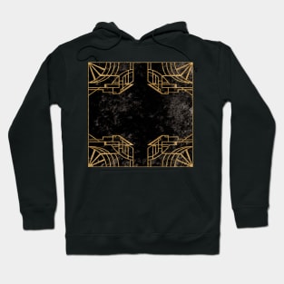 Art Deco design - black velvet jazz Hoodie